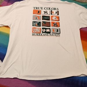 University of Miami tshirt
